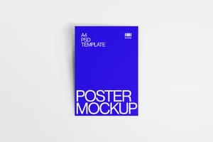 Photoshop A4 Poster Mockup