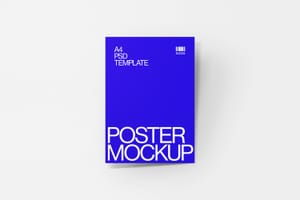 Photoshop Brand A4 Poster Mockup