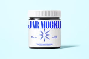 Photoshop Jar Mockup