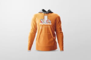 Photoshop Male Standard Hoodie Mockup