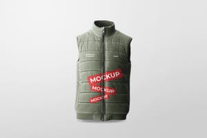 Photoshop Men Vest Mockup