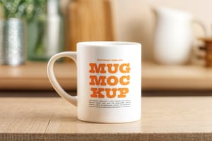 Photoshop Mug Mockup On Table