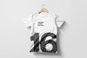 Photoshop Photorealistic Hanging T-Shirt Mockup