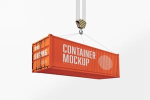 Photoshop Basic Container Mockup