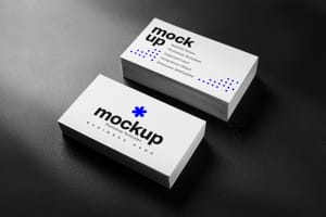 Photoshop Business Card Realistic Mockup