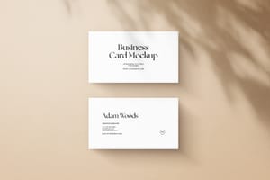 Photoshop Business Card Mockup