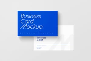 Photoshop Corporate Business Card Mockup