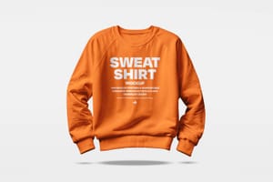 Photoshop Crew Neck Sweatshirt Mockup