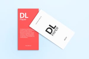 Photoshop DL Paper Mockup