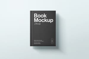 Photoshop Floating Book Cover Mockup