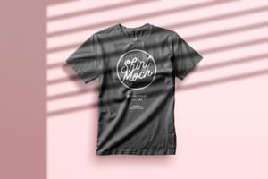 Photoshop Glued T-Shirt Mockup