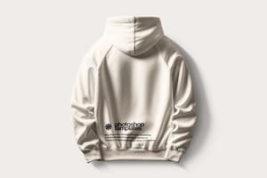 Photoshop Premium Back Hoodie Mockup