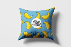 Photoshop Square Throw Pillow Mockup