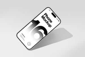 Photoshop Tilt iPhone 16 Pro Mockup