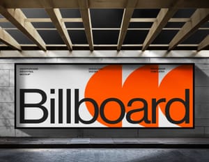 Photoshop Underground Industrial Billboard Mockup