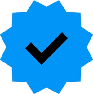 Verification Badge Black