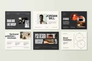 Photoshop A4 Brand Guidelines Mockup