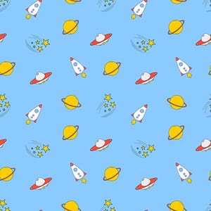 Space Seamless Pattern