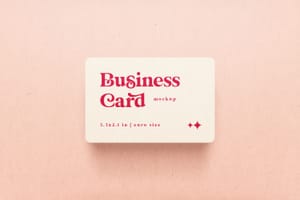 Photoshop Business Card Mockup