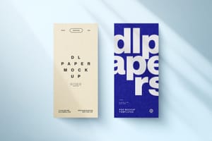 Photoshop DL Paper Mockup