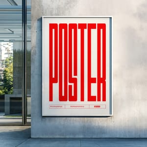 Photoshop Large Poster Mockup