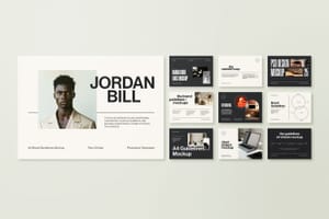 Photoshop A4 Brand Guidelines Mockup