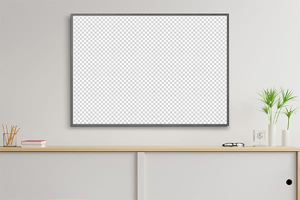 PNG Interior Frame Mockup