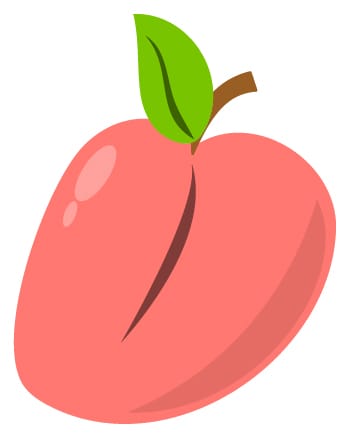 Sticker Peach 2