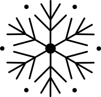 Sticker Snowflake 15