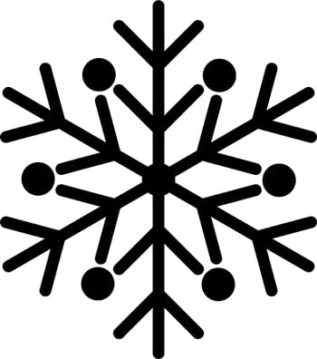 Sticker Snowflake 5