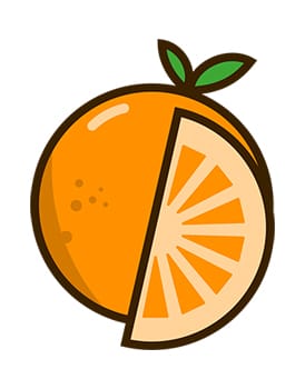 Sticker Orange