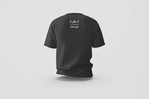 Back of T-Shirt Mockup