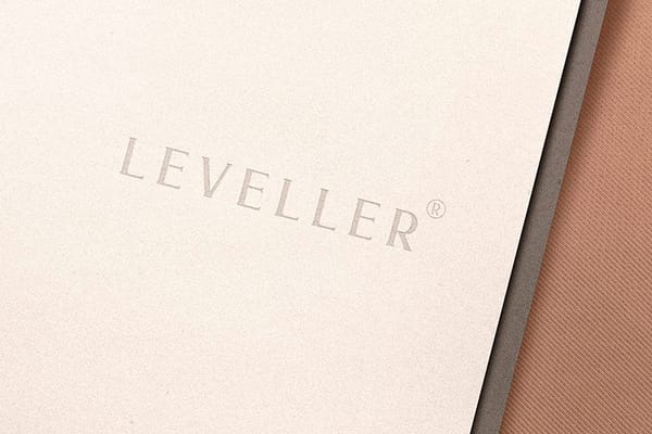 Branding Leveller Paper Logo Mockup