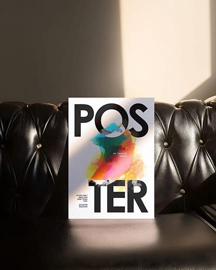 Photoshop Creative Poster Mockup On Sofa