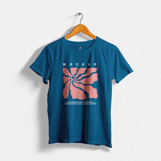 Hanging T-Shirt Mockup