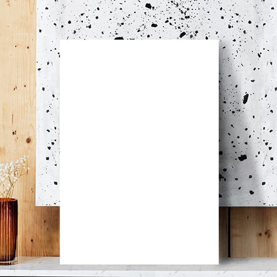 Image Paper Mockup Black Spot