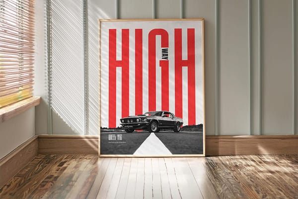 Interior Frame Poster Mockup