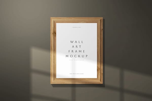 Photoshop Interior Wall Art Frame Mockup