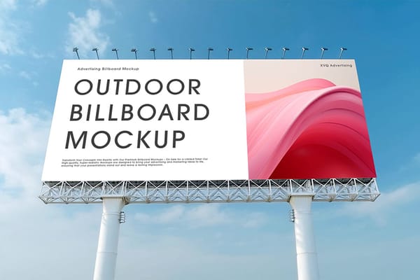 Photoshop Outdoor Billboard Mockup