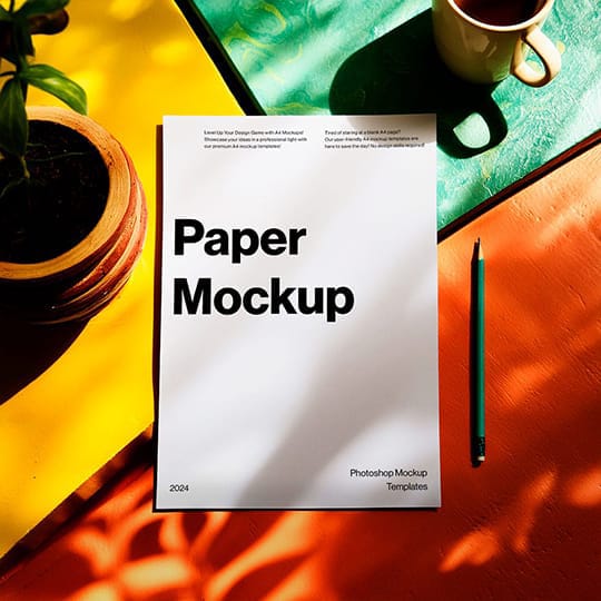 Photoshop Paper Mockup