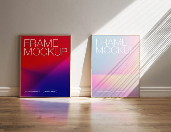 Realistic Frame Art Mockup