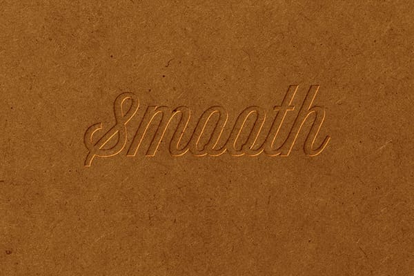 Photoshop Smooth Carboard Paper Logo Mockup