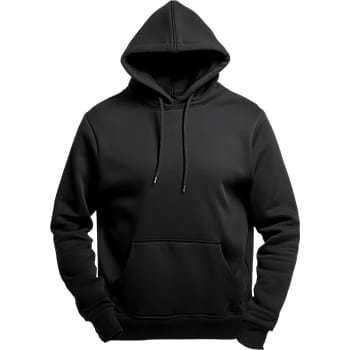 Sticker Hoodie Black 1