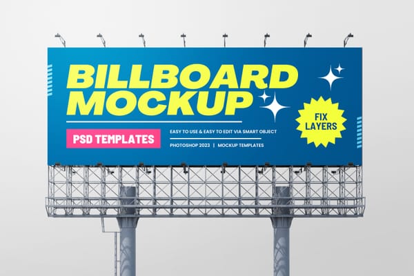 Photoshop Advertising Billboard Mockup