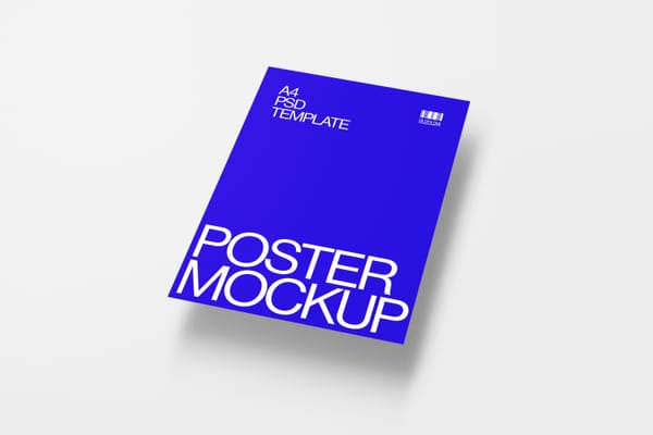 Photoshop Branding A4 Poster Mockup