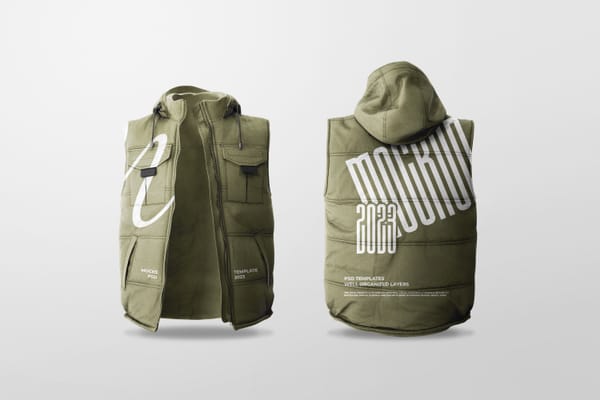 Cargo Vest Mockup