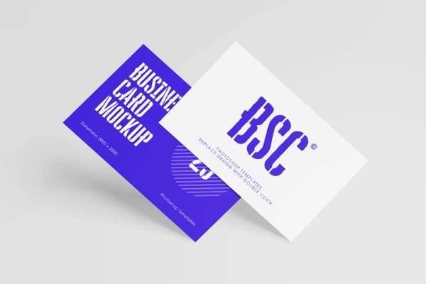 Photoshop Brand Business Card Mockup