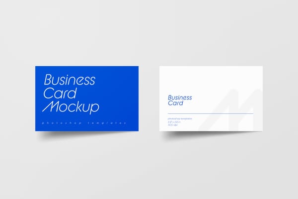 Corporate Business Card Mockup