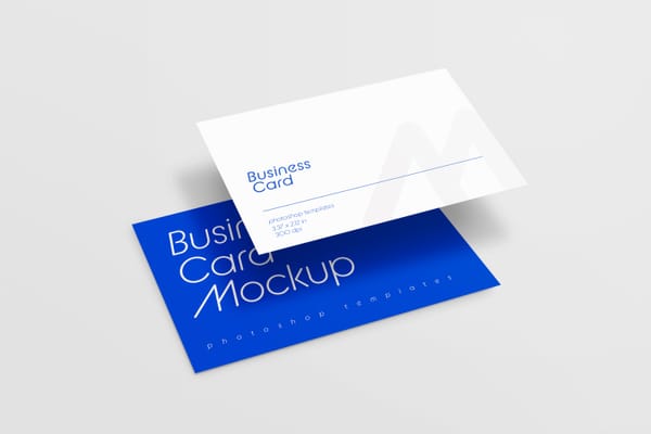 Corporate Business Card Mockup