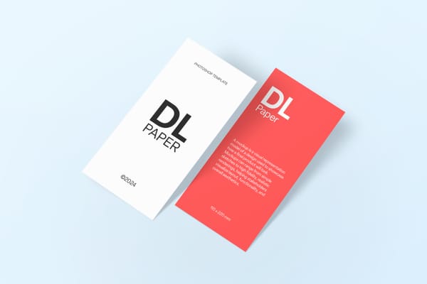 Photoshop DL Paper Mockup